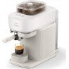 Philips Machine à expresso Baristina BAR320/00 cafetière à grain bac double compartiment Blanche