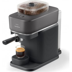 Philips Machine à expresso Baristina BAR320/60 cafetière à grain bac double compartiment Noire