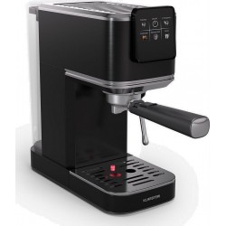 Klarstein Machine à expresso SteelPresso Slim 1,2L 20 bars 1350W Noir