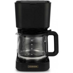 Kitchencook Cafetière filtre Cafetière Filtre 1,3 L Noire Mate Matt C