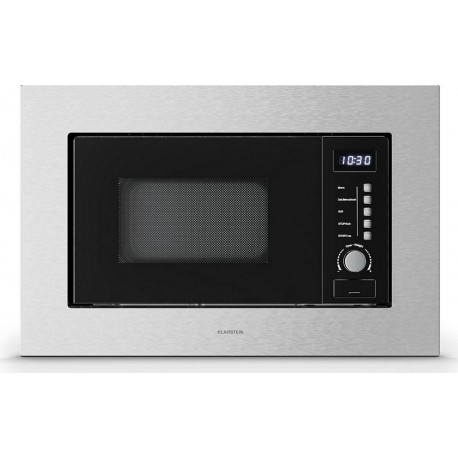 Klarstein Micro ondes grill encastrable Verosteel encastrable grill 60cm Noir