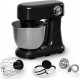 Klarstein Robot pâtissier Bella Evo 1500W bol 5 litres 85dB Noir
