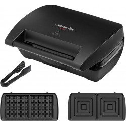 Lagrange Gaufrier, croque monsieur Mini Maxi 2 plaques gaufre+croque 28463