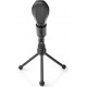 Nedis Micro Microphone sur trépied Filaire USB