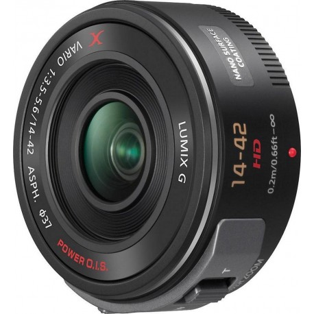 Panasonic Objectif pour Hybride 14-42mm f/3.5-5.6 PZ OIS noir Lumix G X