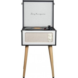 Prixton Platine vinyle Detroit avec Bluetooth et radio FM