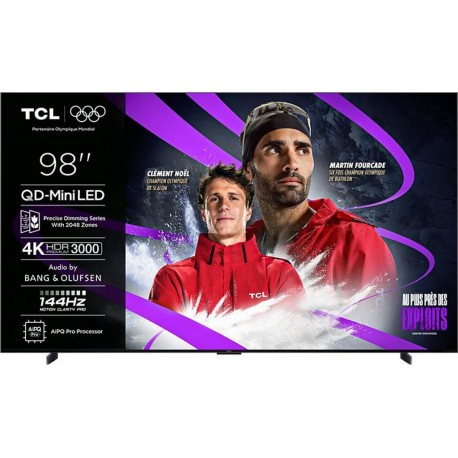 TCL TV Mini Led 98C79K 2025-98 pouces (248cm)