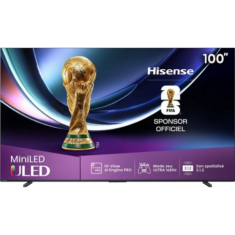 Hisense TV Mini Led 100U7Q PRO 2025 (253cm)