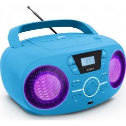 Bigben Radio CD Lecteur Radio Cd Portable Usb Bleu + Spe