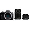 Canon Appareil photo Hybride EOS R100+RF-S 18-45 IS STM+RF-S 55-210mm
