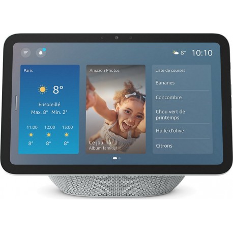 Amazon Assistant vocal Echo Show 8 - Glacier blanc(4e gen)