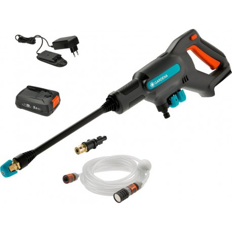 Gardena 14800-20 Set prêt à l'emploi pour le nettoyeur moyenne pression Accu AquaClean 24/18 V P4A